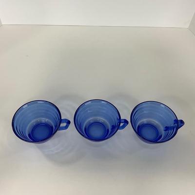 -288- GLASSWARE | Moderntone Hazel Atlas Glass Co. | Cups & Saucers