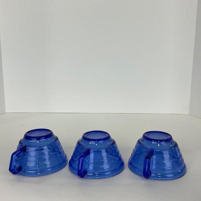 -288- GLASSWARE | Moderntone Hazel Atlas Glass Co. | Cups & Saucers