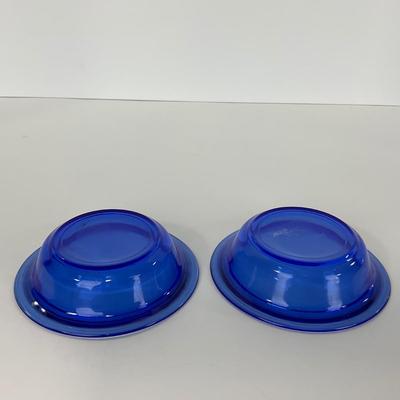 -289- GLASSWARE | Moderntone Hazel Atlas Glass Co. | Small Bowls & Large Bowl