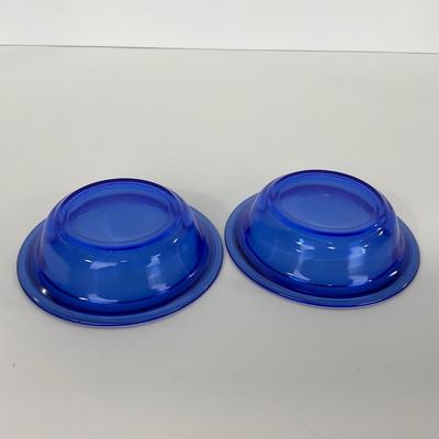 -289- GLASSWARE | Moderntone Hazel Atlas Glass Co. | Small Bowls & Large Bowl