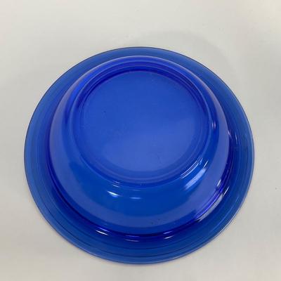 -289- GLASSWARE | Moderntone Hazel Atlas Glass Co. | Small Bowls & Large Bowl