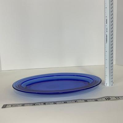 -290- GLASSWARE | Moderntone Hazel Atlas Glass Co. | Creamer, Sugar, & Platter