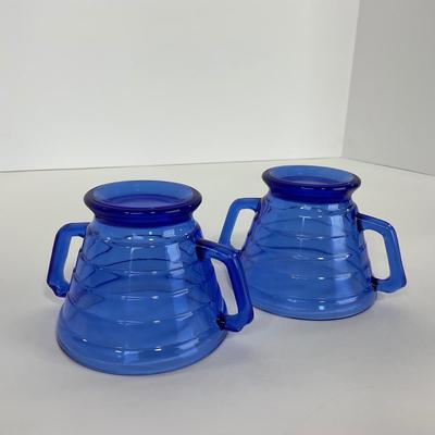 -291- GLASSWARE | Moderntone Hazel Atlas Glass Co. | Sugar Dishes