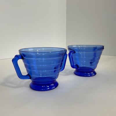 -291- GLASSWARE | Moderntone Hazel Atlas Glass Co. | Sugar Dishes
