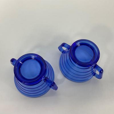 -291- GLASSWARE | Moderntone Hazel Atlas Glass Co. | Sugar Dishes