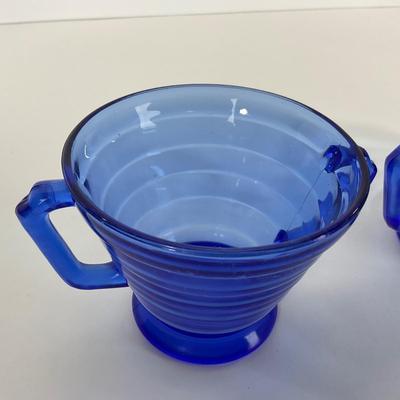 -291- GLASSWARE | Moderntone Hazel Atlas Glass Co. | Sugar Dishes