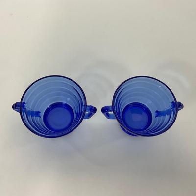 -291- GLASSWARE | Moderntone Hazel Atlas Glass Co. | Sugar Dishes