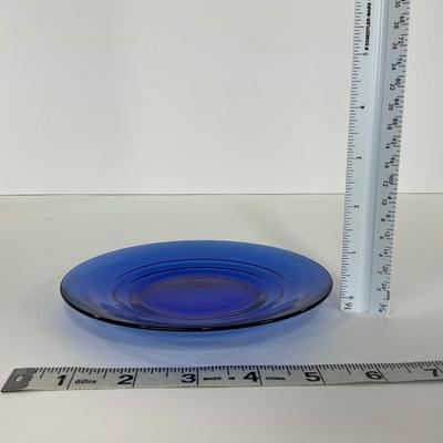 -292- GLASSWARE | Moderntone Hazel Atlas Glass Co. | Small Plates & Medium Plates