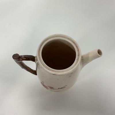 -293- POTTERY | Poppytrail Peach Blossom Metlox | Tea Pot, Salt & Pepper Shakers
