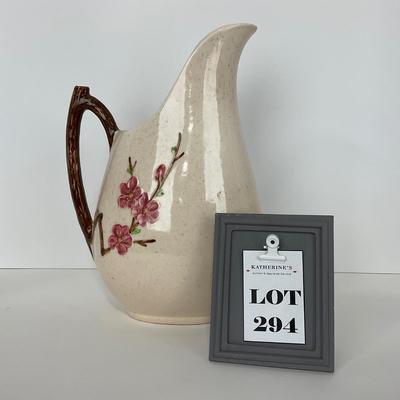 -294- POTTERY | Poppytrail Peach Blossom Metlox | Water Pitcher