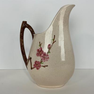 -294- POTTERY | Poppytrail Peach Blossom Metlox | Water Pitcher