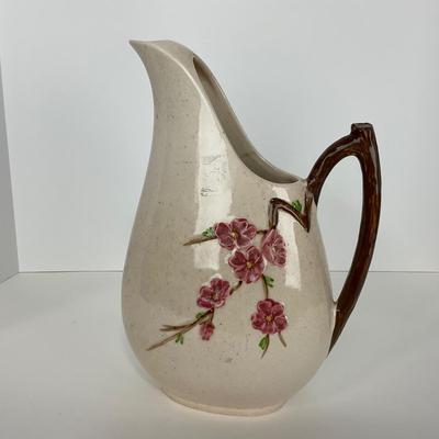 -294- POTTERY | Poppytrail Peach Blossom Metlox | Water Pitcher