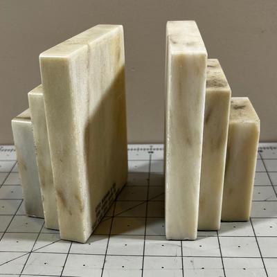 Marble Book Ends from Otto Buehner 