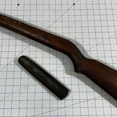 M 1 Carbine Stock on for grip WWII Vintage 