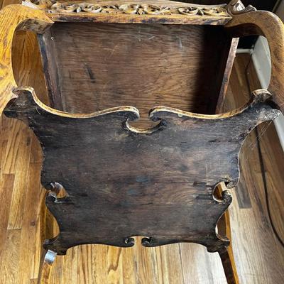 Oak Occasional Table Victorian Era 
