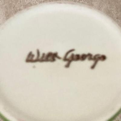 Will George Vintage Pitcher And Eight Rooster Cocktail Glasses