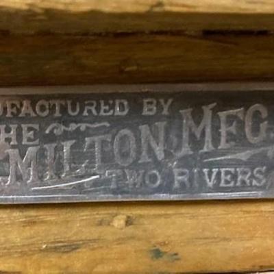 Vintage Hamilton Twenty Drawer Oak Cabinet
