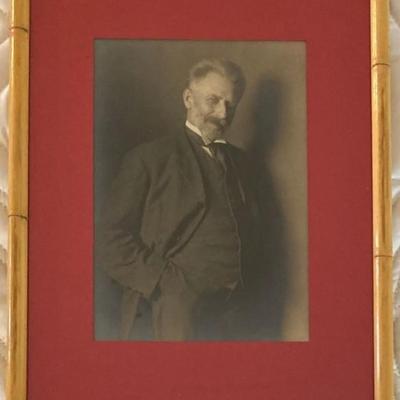 1920's Portrait Of Listed San Francisco Artist J.E. Stuart