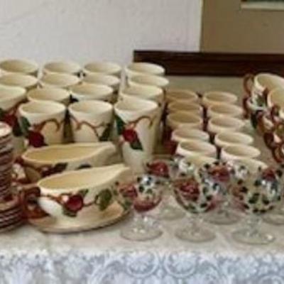 Huge Collection Of Franciscan Apple China