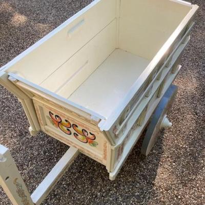Decorative Garden Cart With Two Trays