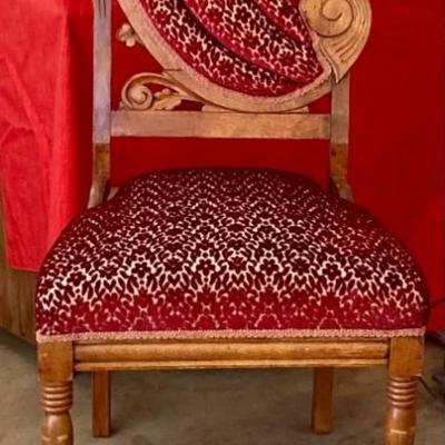 Antique Red Chair