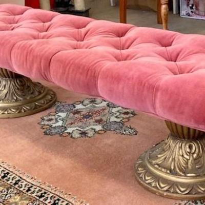 Vintage Rose Bench