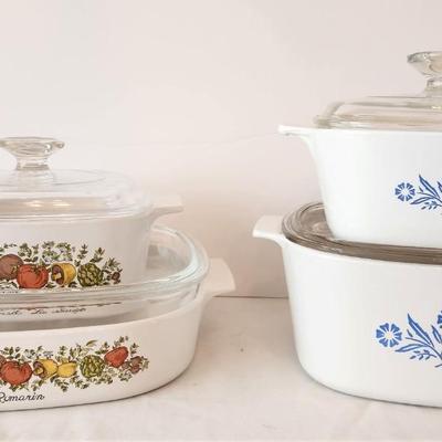 Lot #141  Lot of Corning Ware - 4 pieces