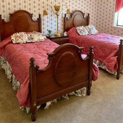 Two Twin Size Beds