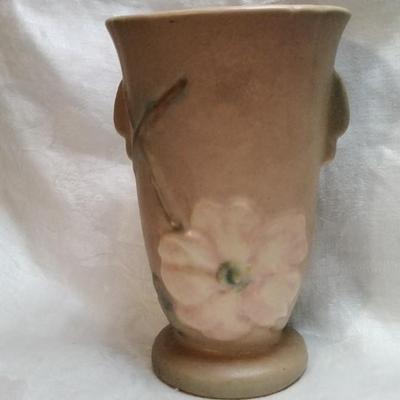 1930s Weller Wild Rose Vase Flower