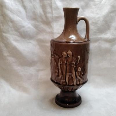 Rookwood Pottery 1946 Gloss Brown Grecian Urn Vase
