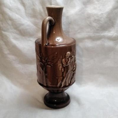 Rookwood Pottery 1946 Gloss Brown Grecian Urn Vase