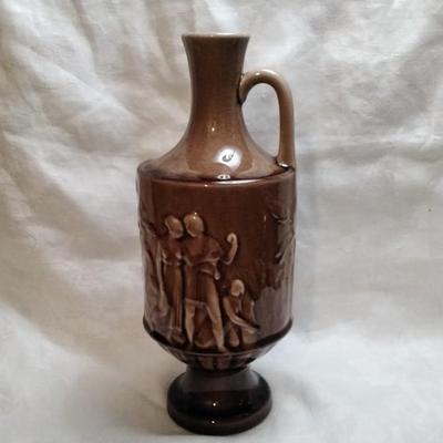 Rookwood Pottery 1946 Gloss Brown Grecian Urn Vase