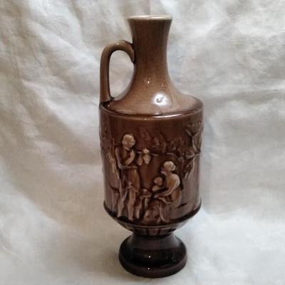 Rookwood Pottery 1946 Gloss Brown Grecian Urn Vase