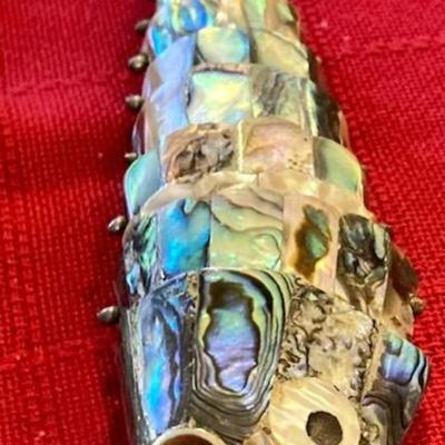 Decorative Abalone And Silver Fish