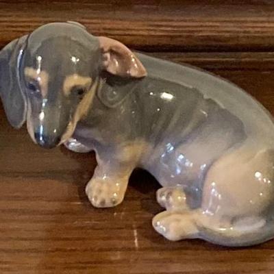Royal Copenhagen Dog Figure