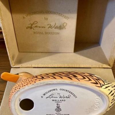 Royal Doulton Ceramic Mallard Female Duck In Original Box
