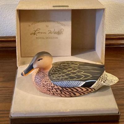 Royal Doulton Ceramic Mallard Female Duck In Original Box