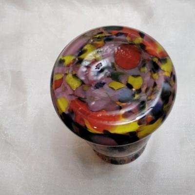 Kralik "End of Day" 6" Vase (Czechoslovakian Art Glass)