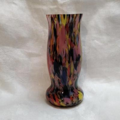 Kralik "End of Day" 6" Vase (Czechoslovakian Art Glass)