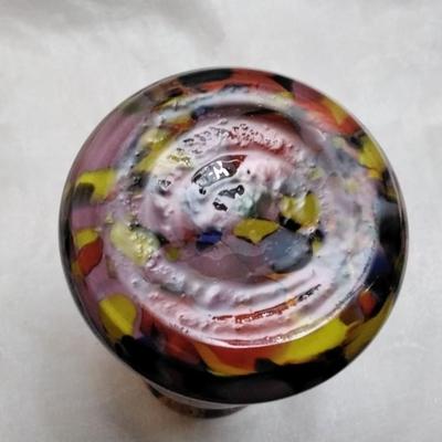 Kralik "End of Day" 6" Vase (Czechoslovakian Art Glass)