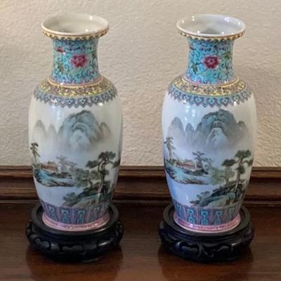 Two Vintage Asian Vases