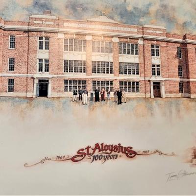 Lot #145  St. Aloysius High School Print - signed/numbered