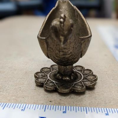 Pewter Partridge Pipe Rest Holder