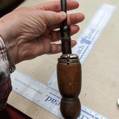 Antique Wooden Smoking Pipe