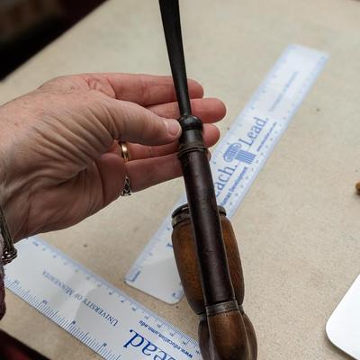 Antique Wooden Smoking Pipe