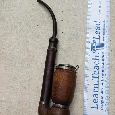 Antique Wooden Smoking Pipe