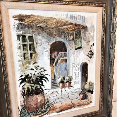 Lot #160  Original French Quarter Painting by Listed Artist Maggie Hartnett