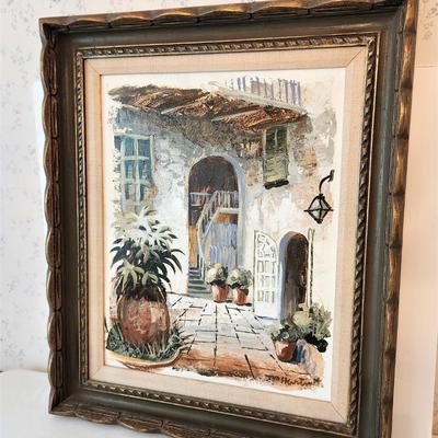 Lot #160  Original French Quarter Painting by Listed Artist Maggie Hartnett