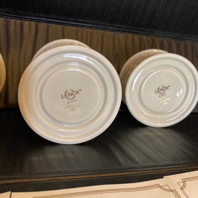 LENOX 24k Gold Accented  BONE CHINA VOTIVES WITH COA