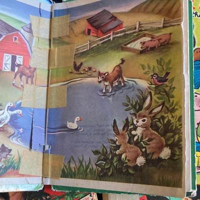 VERY OLD CHILDREN'S BOOKS. (IN ROUGH SHAPE)